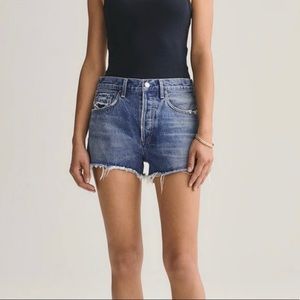 Agolde Parker Cut Off Short in Lowkey
